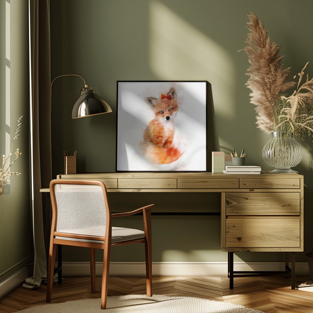 Baby Fox Poster